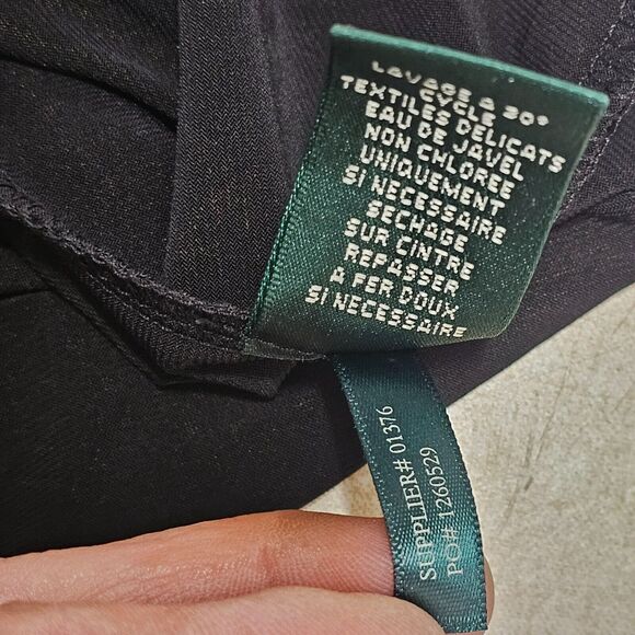 Y2K Lauren Ralph Lauren Womens Dress Sz 12 Whimsygoth Corporate Slinky Knit NWT - Picture 5 of 9